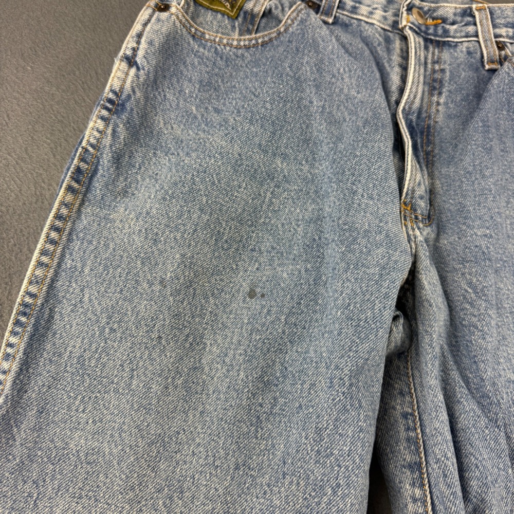 Cinch Green Label Jeans Mens 32x34 (Fits 31x34) Blue Relaxed Fit Straight Cowboy - Picture 7 of 16